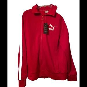 Puma Men's Iconic T7 Track Jacket, Red